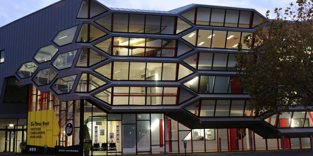 TAFE building Timor STreet
