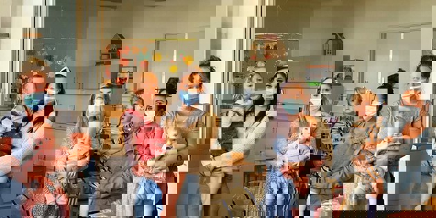 Children's art class