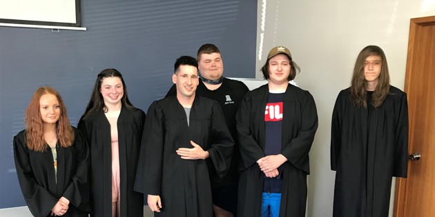 South West TAFE's VCAL Senior Colac campus class graduating