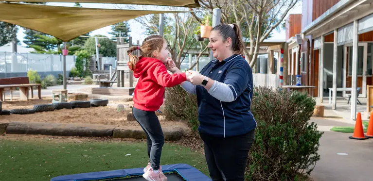 Emily Jackson studied the Certificate III Early Childhood Education and Care at South West TAFE.