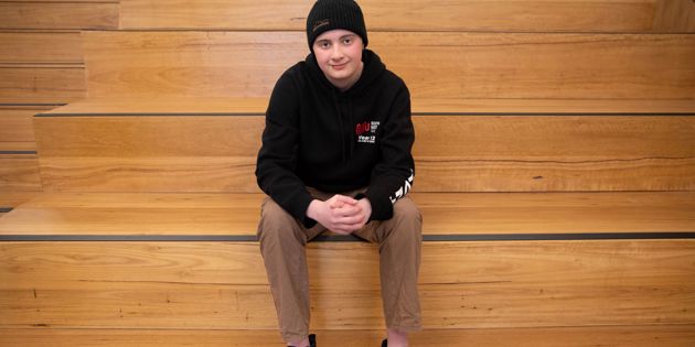 Arthur Breunig on a path towards a career in community services