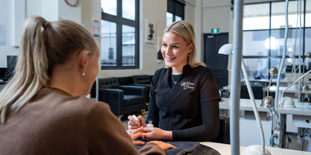 Sophie Harry studied beauty therapy at South West TAFE.