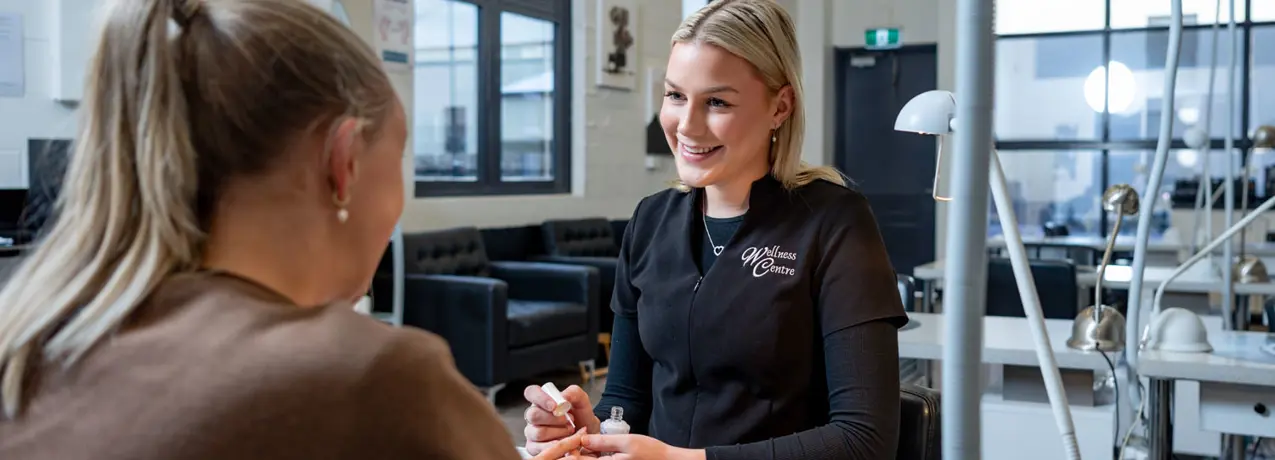 Sophie Harry studied beauty therapy at South West TAFE.