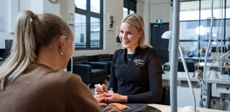 Sophie Harry studied beauty therapy at South West TAFE.
